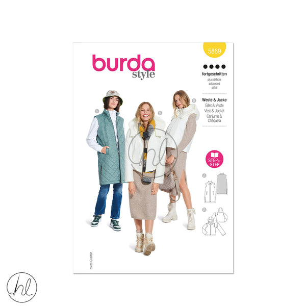 BURDA PATTERN (B5869) (YELLOW)