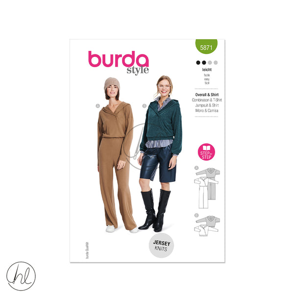 BURDA PATTERN (B5871) (GREEN)