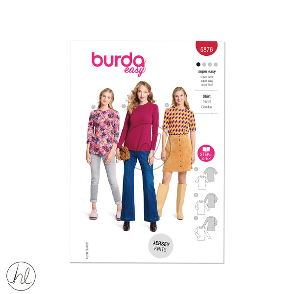 BURDA PATTERN (B5876) (RED)