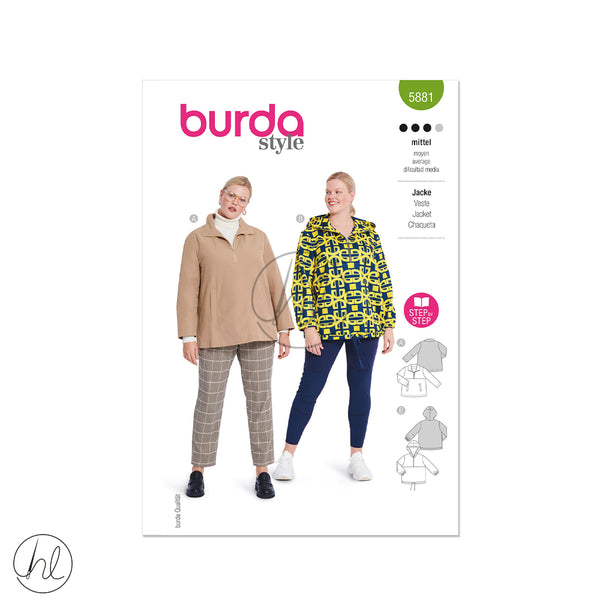 BURDA PATTERN (B5881) (GREEN)