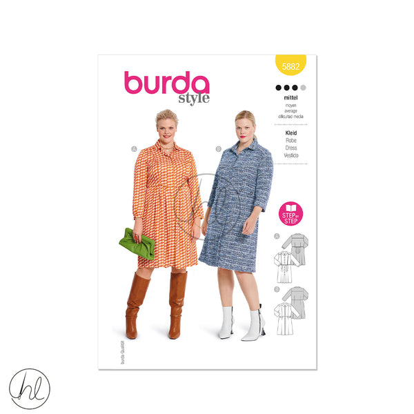 BURDA PATTERN (B5882) (YELLOW)