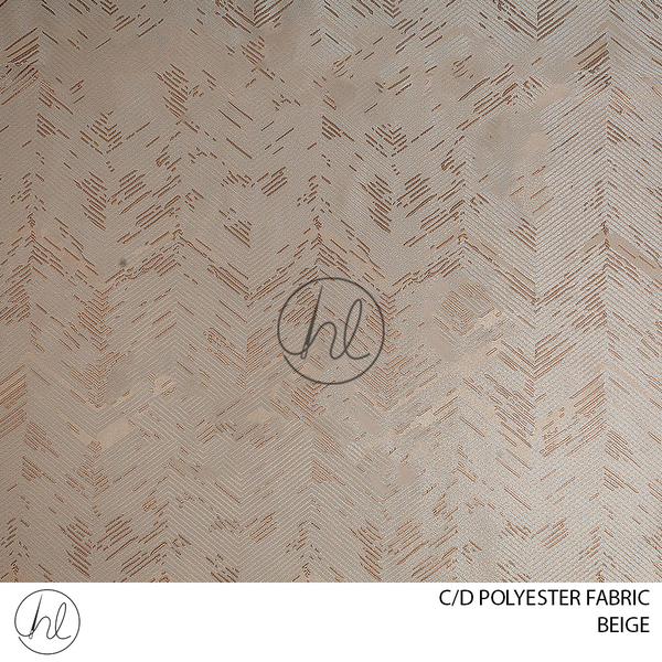 C/D Polyester Fabric (JY-13 CP)	(280cm)	(Beige)