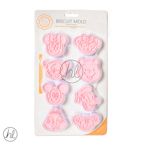 BISCUIT MOULD (FP-594) (PINK) (8)