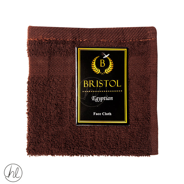 Bristol Egyptian (Face Cloth) (Brown) (30X30cm)