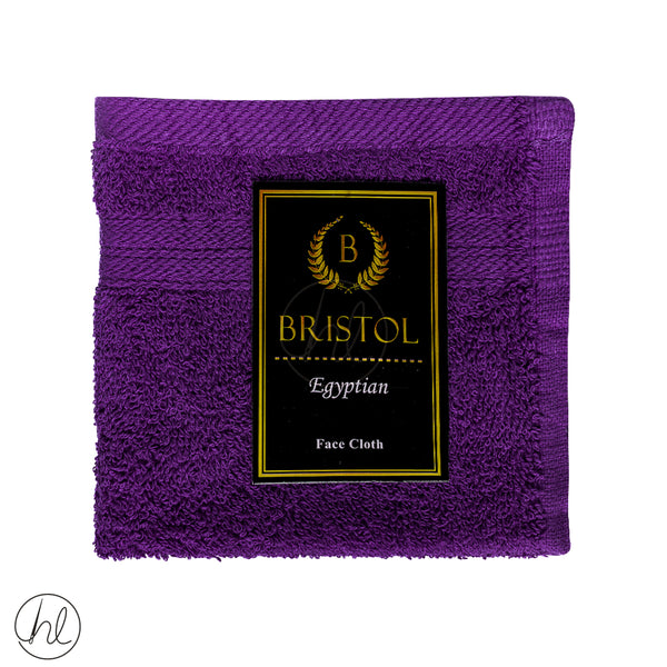 Bristol Egyptian (Face Cloth) (Purple) (30X30cm)