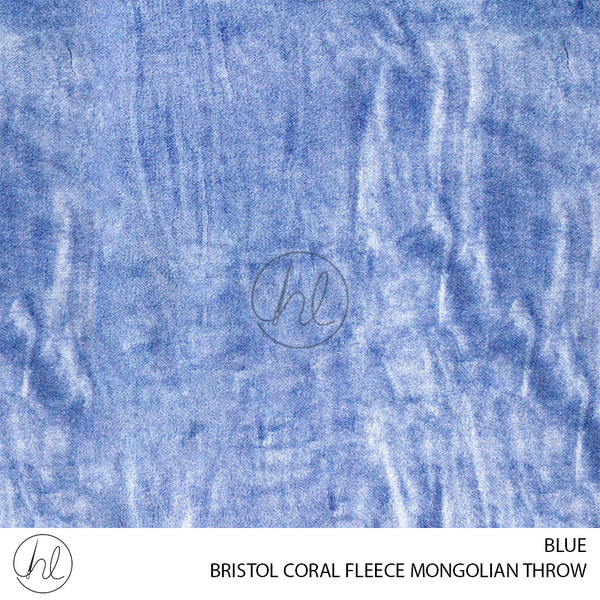 BRISTOL CORAL FLEECE THROWS (BLUE) (150X200CM) (2 FOR 350)