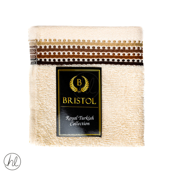 Bristol Royal Turkish (Face Cloth) (Cream) (30X30cm)