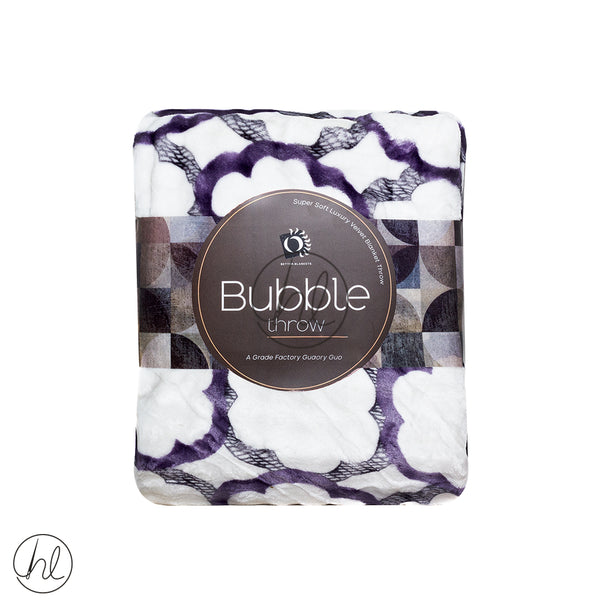 Bubble Throw (Assorted) (Purple) (180x200cm)