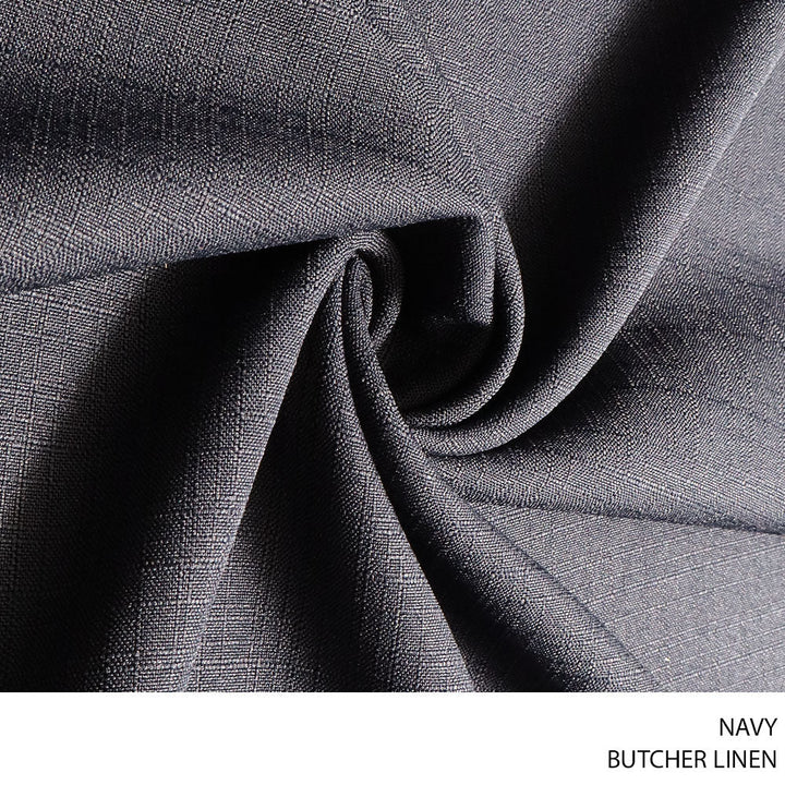 Nav Roll Example Butcher Linen Navy Roll 001 – Habby And Lace