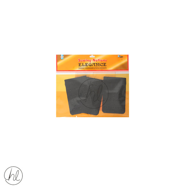 Bra Extender 3Hook Black Free