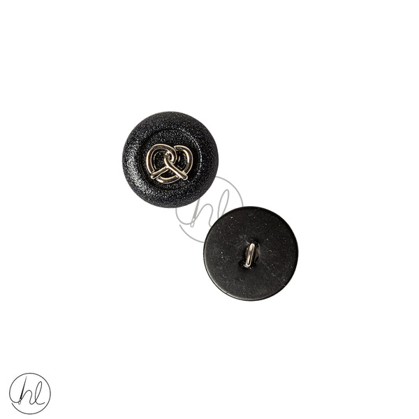 Buttons Fancy 0.45 H13-284 550 Blk/Silvr