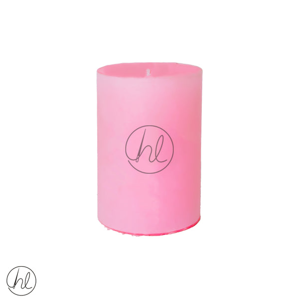 CYLINDRICAL CANDLE	(XGLZ-247) (PINK)	(SMALL)
