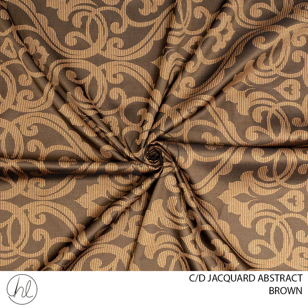 C/D Jacquard Abstract (51 CP)(280cm)(Brown)