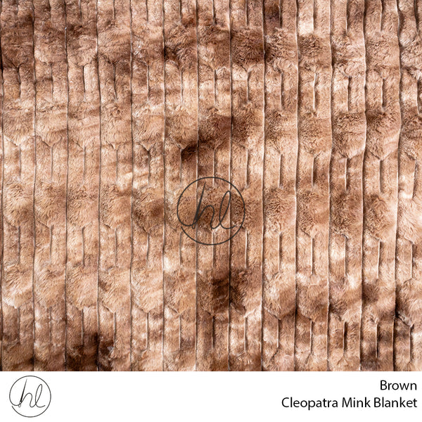 Mink Blanket (Cleopatra) (Brown) (King)