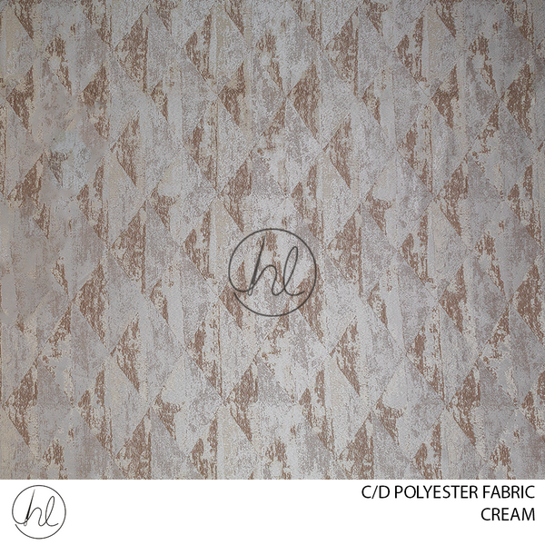 C/D Polyester Fabric (JY-14) (280cm) (Cream)