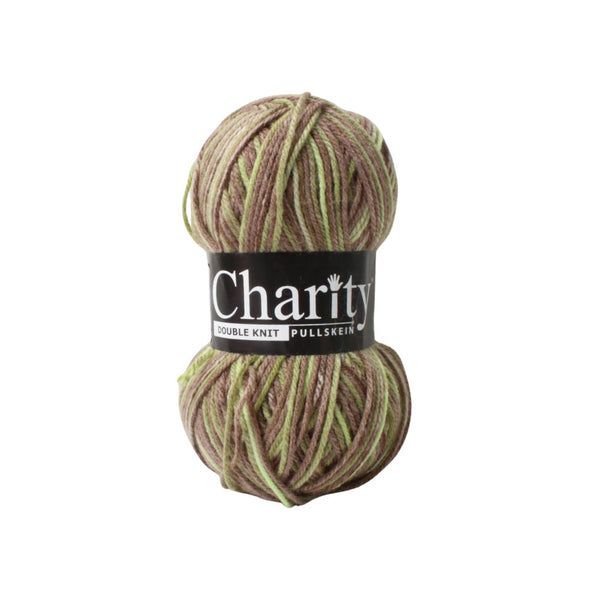 CHARITY P/SKEIN PRINT D.K 100G NUTSHELL 320