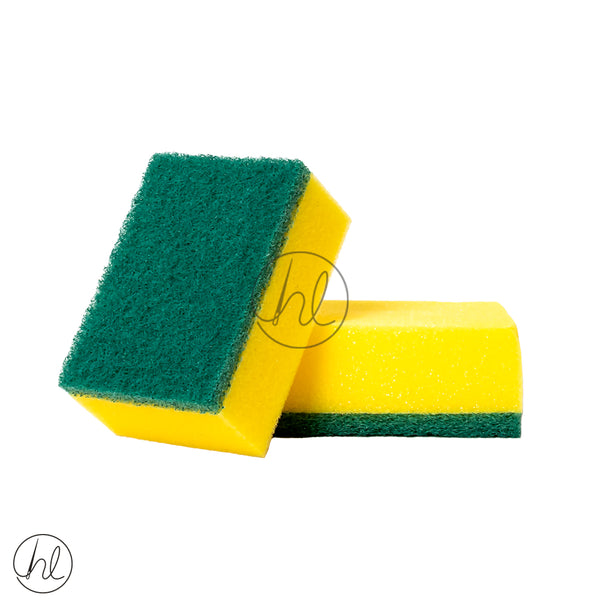 SPONGES (ABY-3080) (YELLOW/GREEN) (4 PIECE)