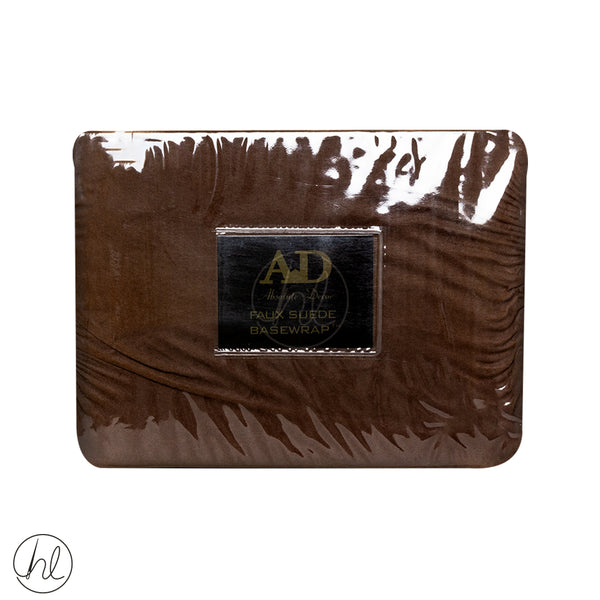 Base Cover (Suede) (Chocolate) (King)