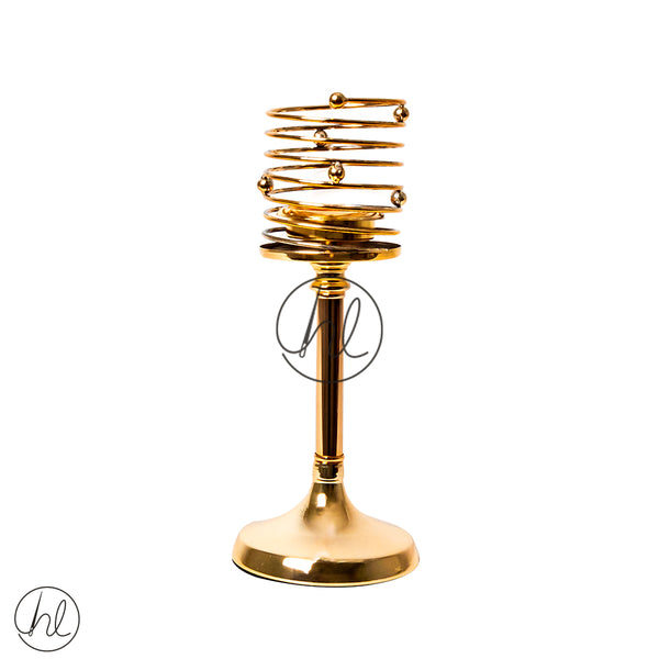 CANDLE HOLDER (ABY-5020) (GOLD) (LARGE)