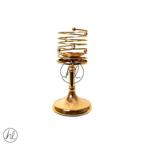 CANDLE HOLDER (ABY-5020) (GOLD) (MEDIUM)