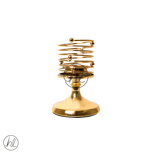 CANDLE HOLDER (ABY-5020) (GOLD) (SMALL)