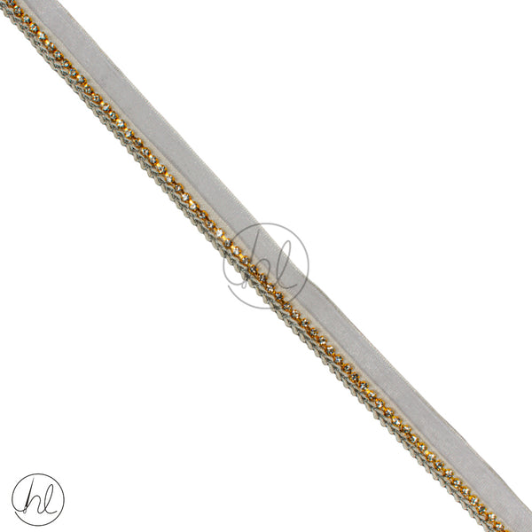 Braid  (1CM) (White/Gold)