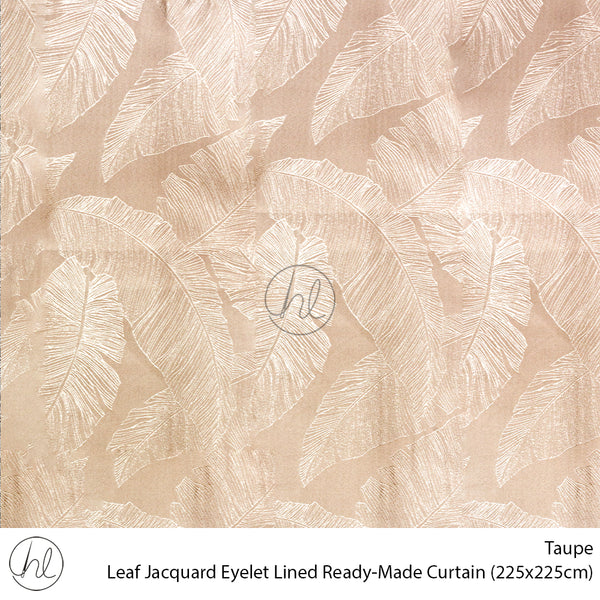 Curtain Eyelet Jacquard Leaf