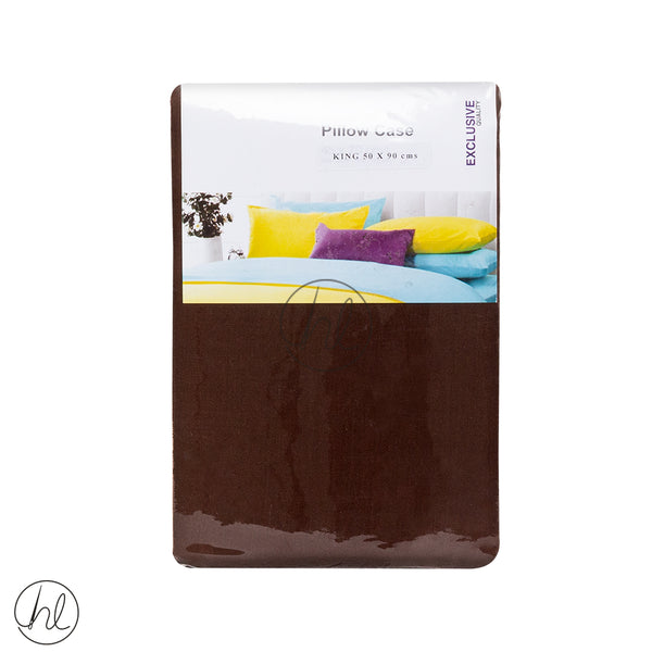 Standard King Pillow Cases (LP) (Chocolate) (50x90cm)