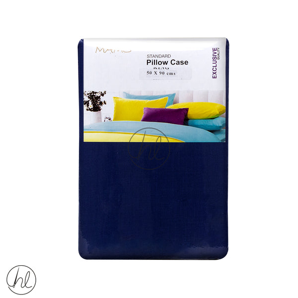 Standard King Pillow Cases (LP) (Navy) (50x90cm)