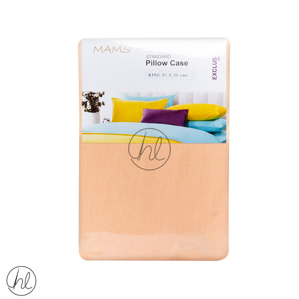 Standard King Pillow Cases (LP) (Peach) (50x90cm)