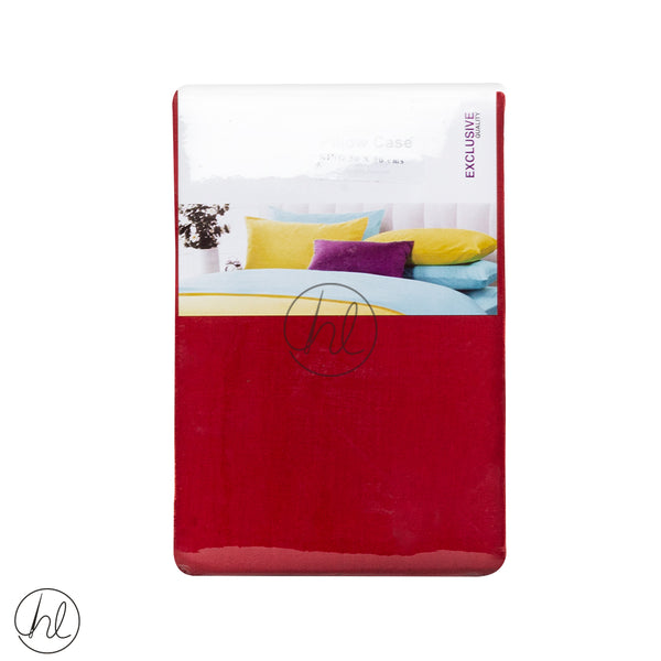 Standard King Pillow Cases (LP) (Red) (50x90cm)