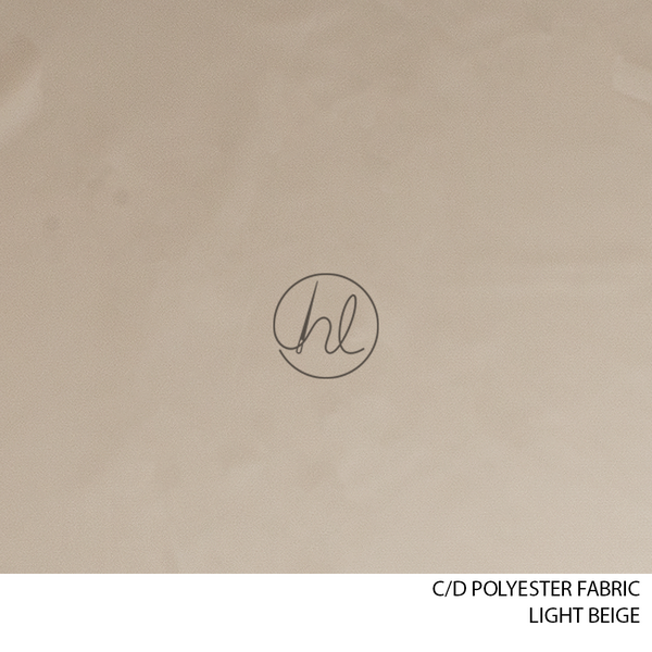 C/D Polyester Fabric (3502-CP)	(300cm)	(Light Beige)