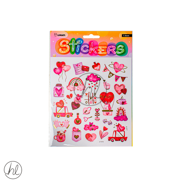STICKERS - HEARTS	(217076)
