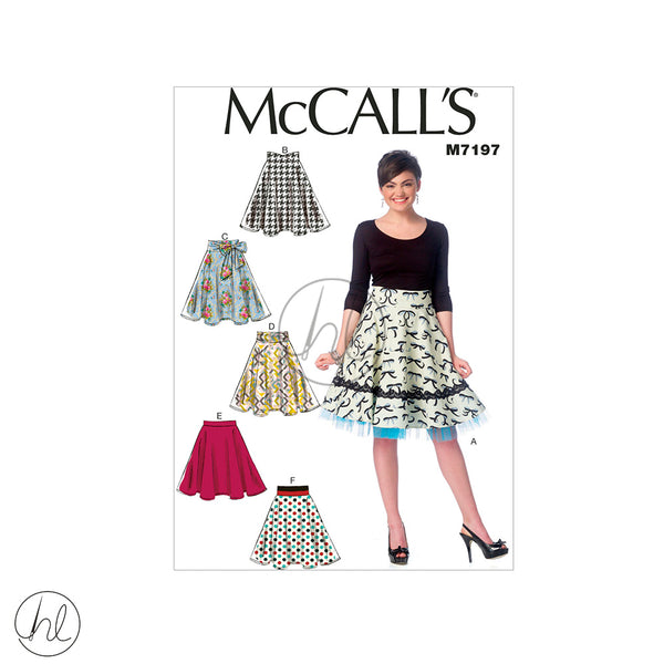 MCCALL'S PATTERN (M7197)