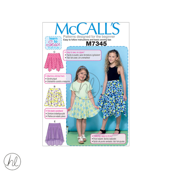 MCCALL'S PATTERNS (M7345)