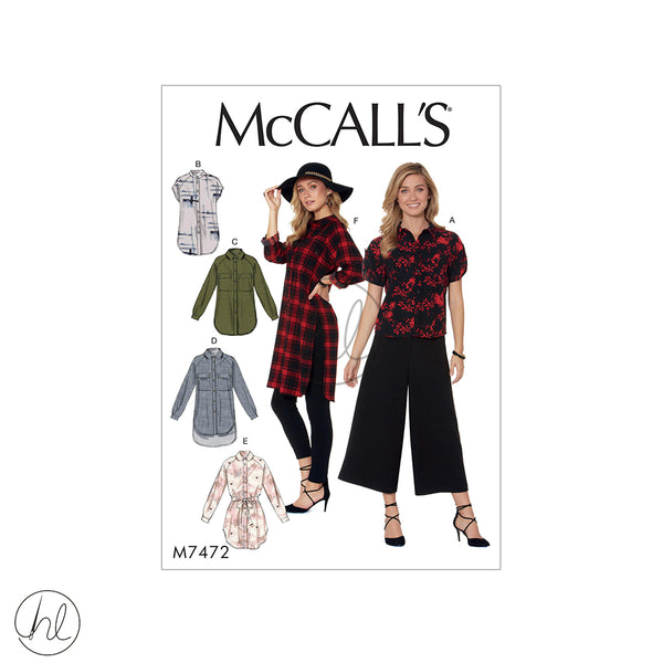 MCCALL'S PATTERNS  (M7472)