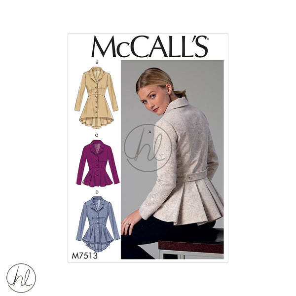 MCCALL'S PATTERNS (M7513)