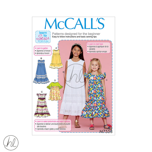 MCCALL'S PATTERNS (M7558)