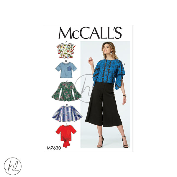 MCCALL'S PATTERNS (M7630)