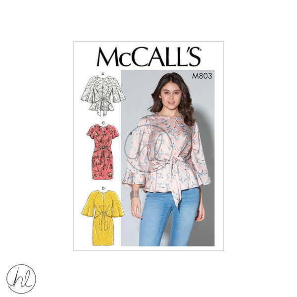 MCCALL'S PATTERNS M7803