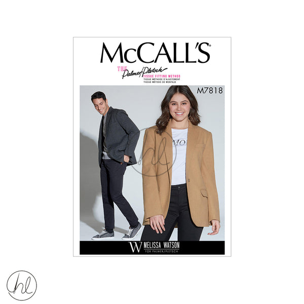 MCCALL'S PATTERNS M7818