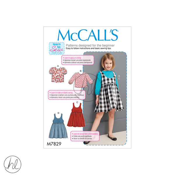 MCCALL'S PATTERNS M7829