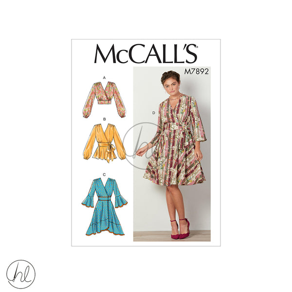 MCCALL'S PATTERNS M7892