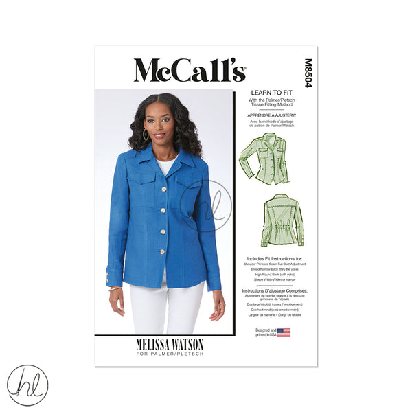 MCCALL'S PATTERN M8504