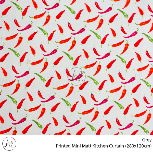 Printed Mini Matt Kitchen Curtain