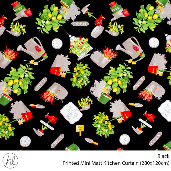 Kitchen Curtain Prt Mini Mat