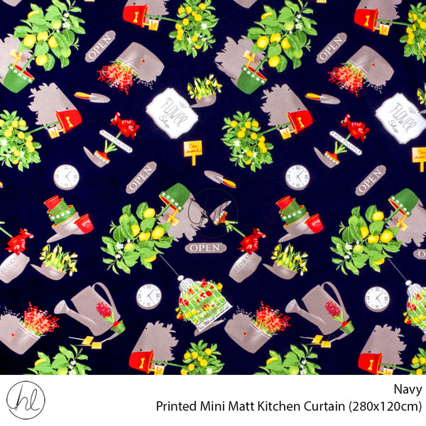 Kitchen Curtain Prt Mini Mat