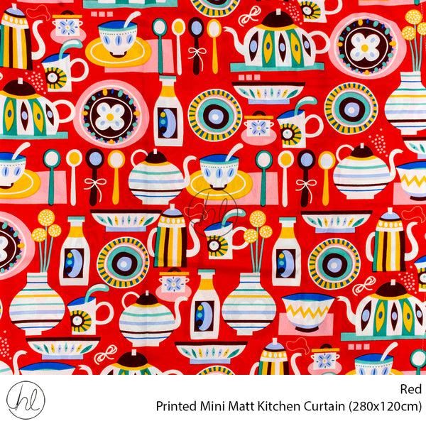 Kitchen Curtain Prt Mini Mat