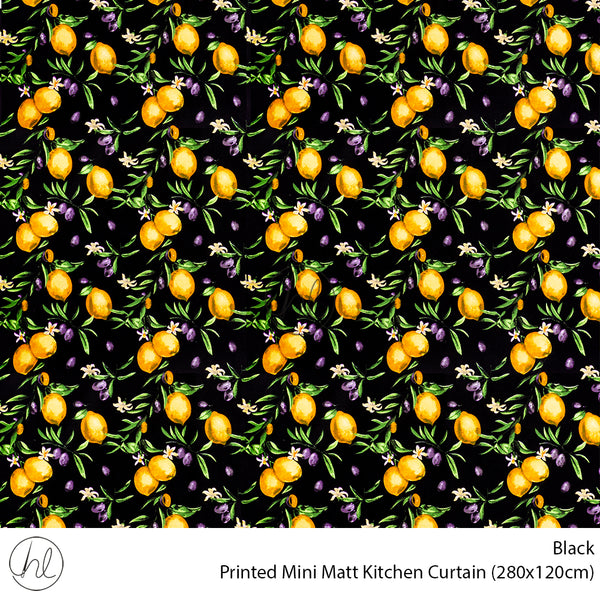 Kitchen Curtain Prt Mini Mat