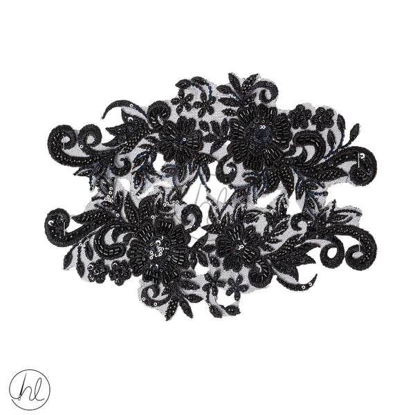 Motifs Fancy 	(10CMX30CM) (Black)